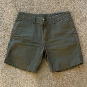 Bonobos Chino Shorts Olive Green 32